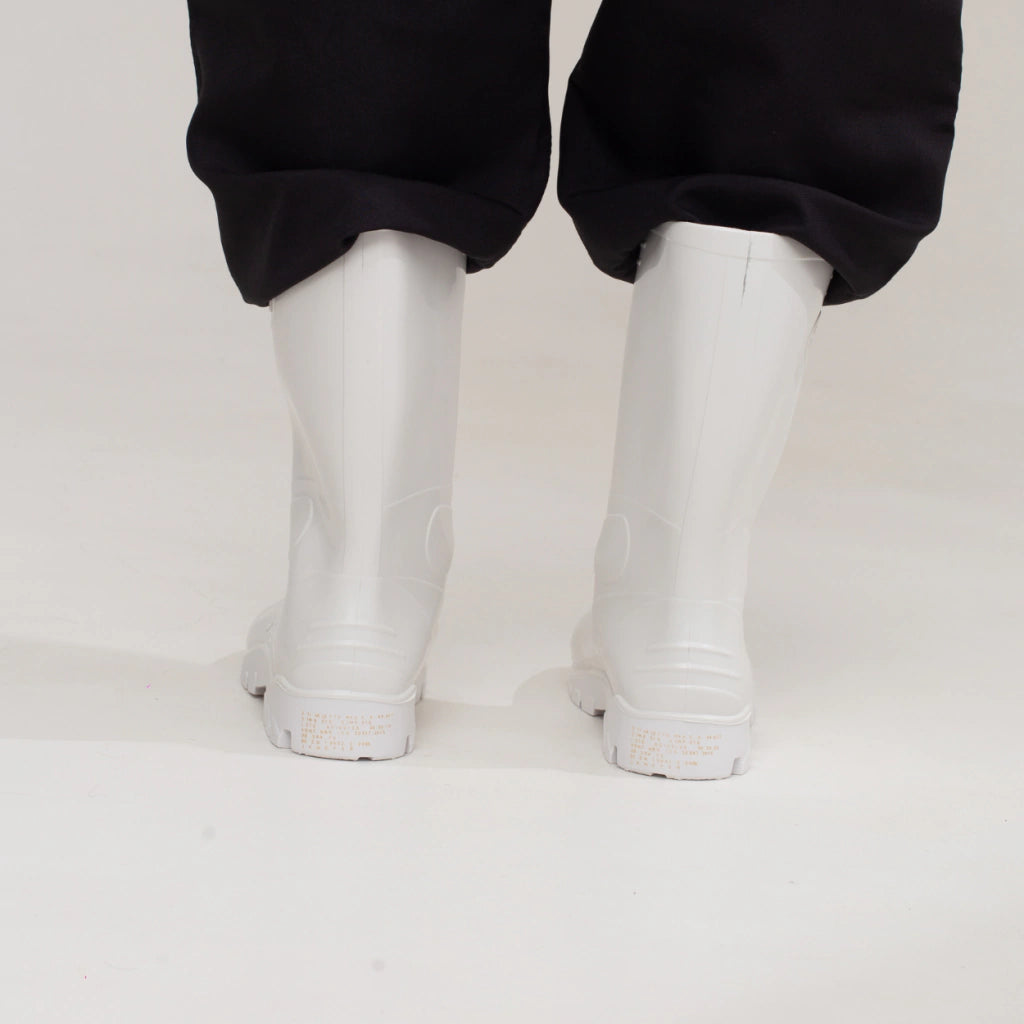 Galocha Branca Cano Longo