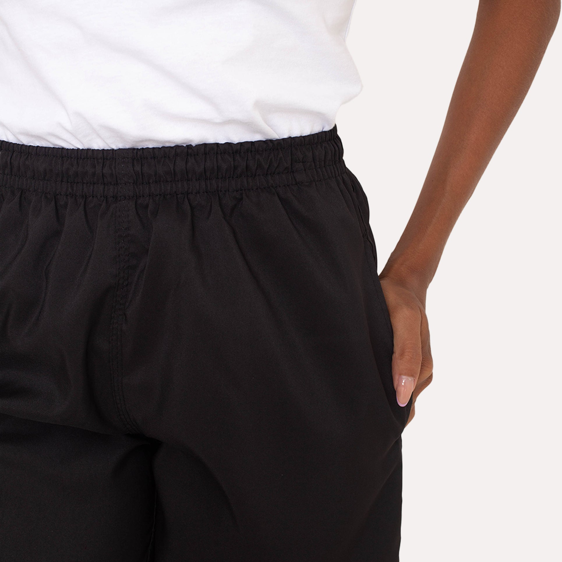 Calça Preta com elástico Oxford