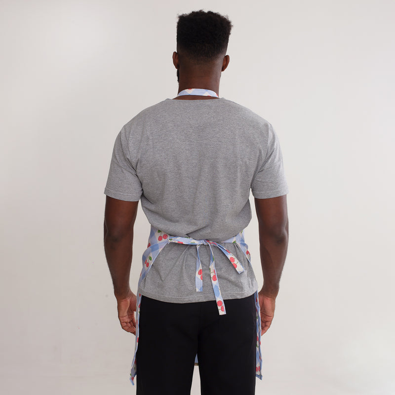 Avental Cereja Com Bolso Oxford