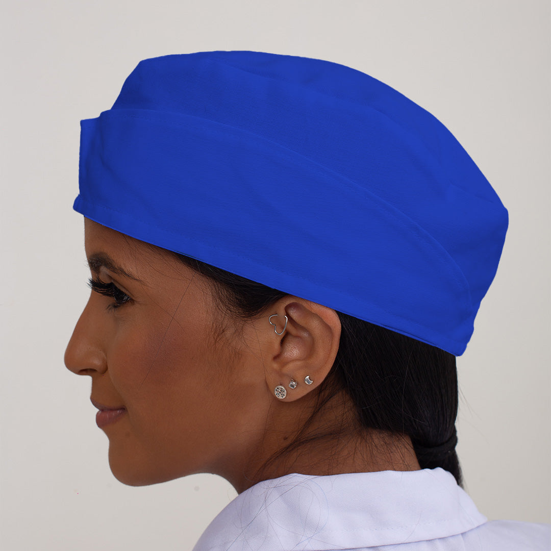 Bibico de Brim Azul Royal